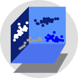 Fingerprint analysis icon